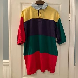 Vintage Halifax Outfitters Color Block Polo